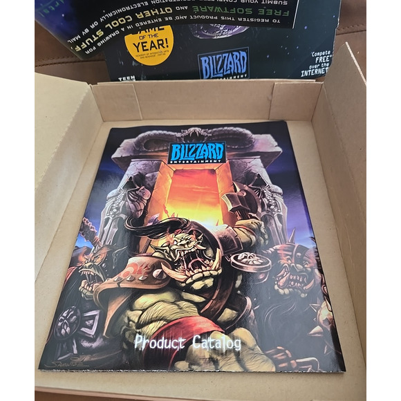 Vintage 1998 Blizzard StarCraft Protoss Cover Brood War Expansion Set PC Game - Picture 4 of 6